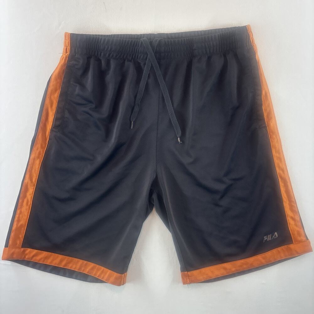Vintage FILA Gym Shorts Size‎ Large Sportswear Basketball 90s 00s Shimmer